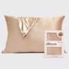 Satin Pillowcase in Champagne